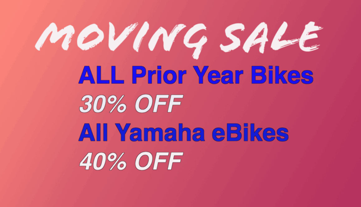Irvine Bicycles Moving Sale